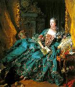 Portrait of Madame de Pompadour Francois Boucher
